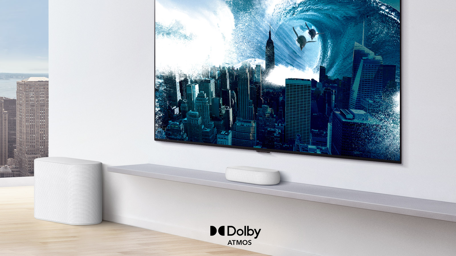 CES 2021 Soundbars: Samsung, LG, JBL, Denon and Cowin 1 AV SoundBar QP5 04 Immersive Sound Desktop new