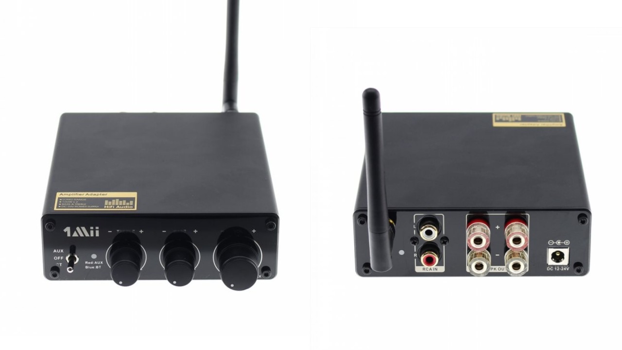 1Mii B08+ Bluetooth Amplifier: Compact Class D Power for Small Speakers 1 1MII B08+
