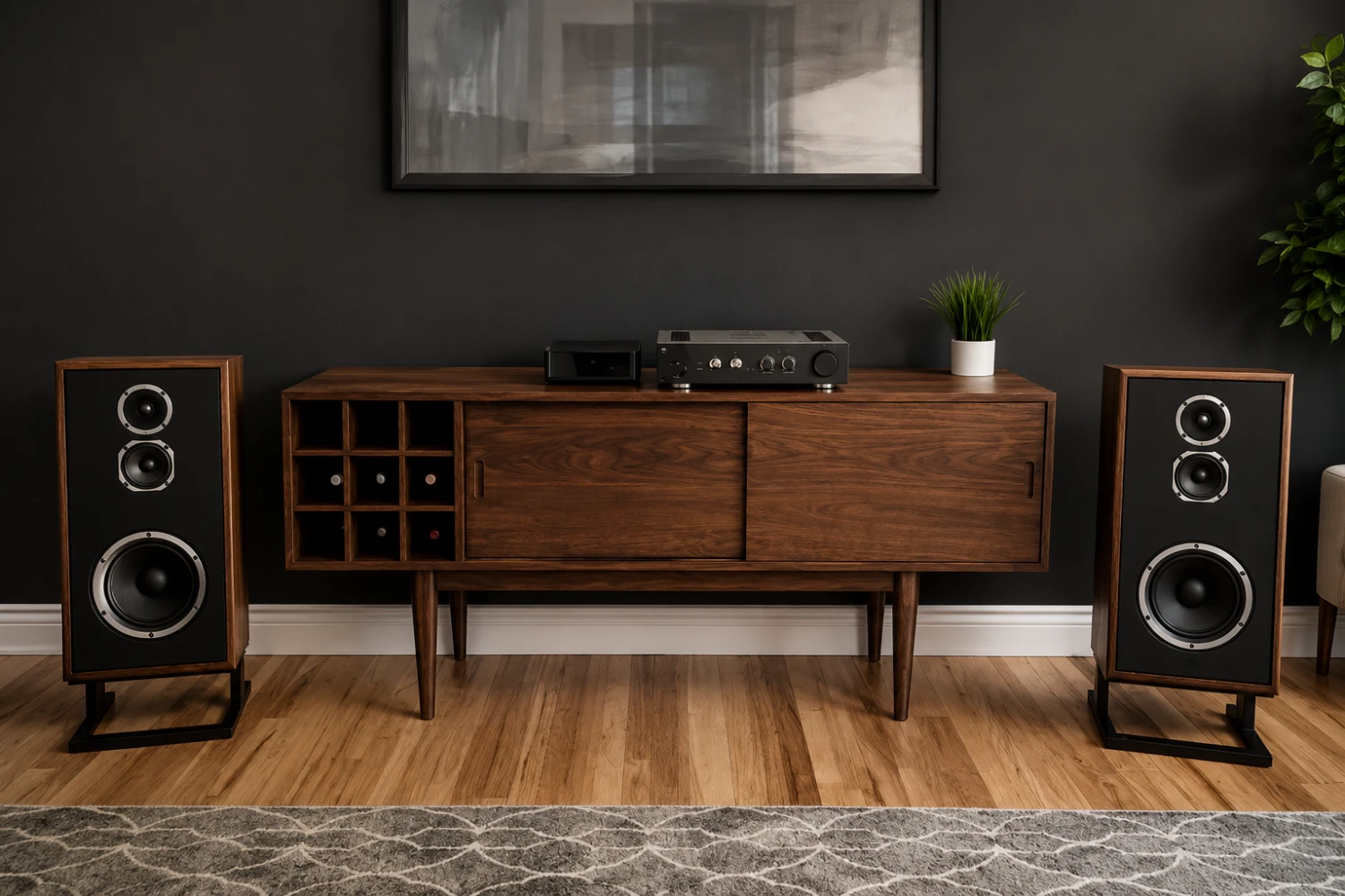 KLH has unveiled the new Model Four, a compact three-way floorstanding speaker featuring an 8-inch woofer, sealed acoustic-suspension cabinet, room-tuning controls, and premium finishes. Designed for modern living spaces, it delivers powerful sound without demanding large room placement.